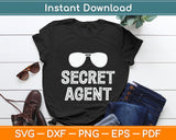 Secret Agent Halloween Funny Svg Digital Cutting File