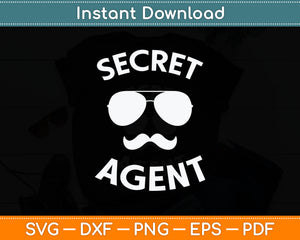 Secret Agent Halloween Funny Svg Digital Cutting File