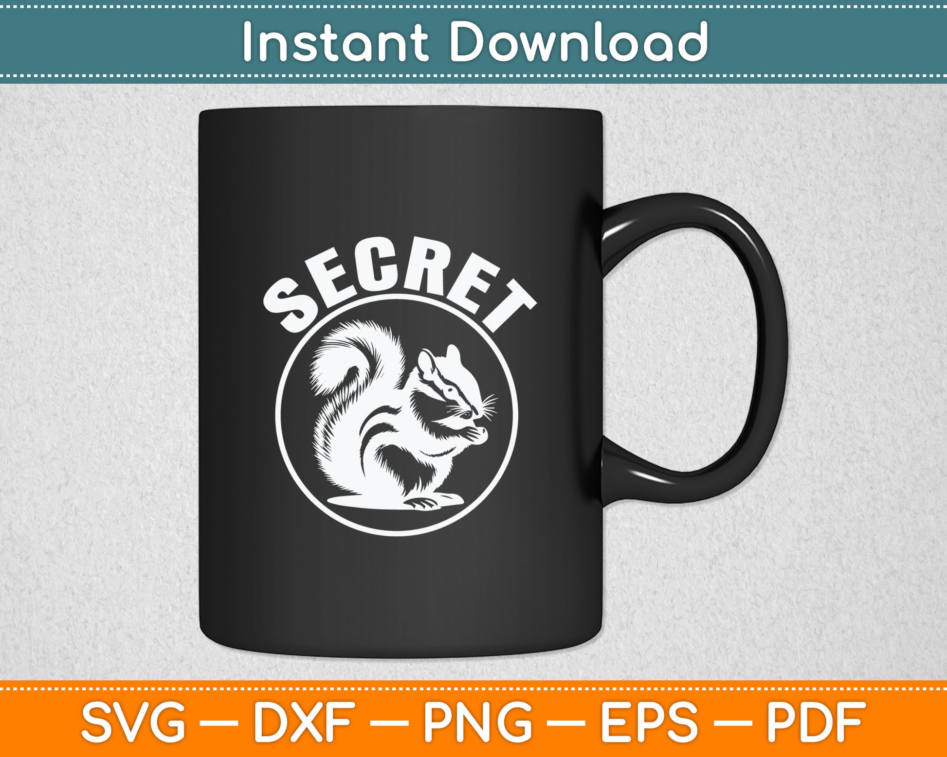 Secret Squirrel Svg Digital Cutting File