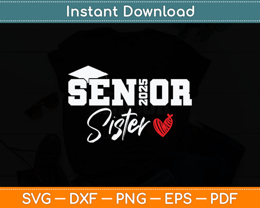 Senior 2025 Graduation Svg Digital Cutting File