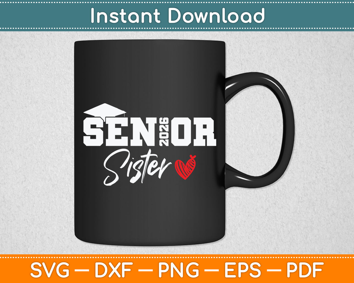 Senior 2026 Graduation Svg Digital Cutting File