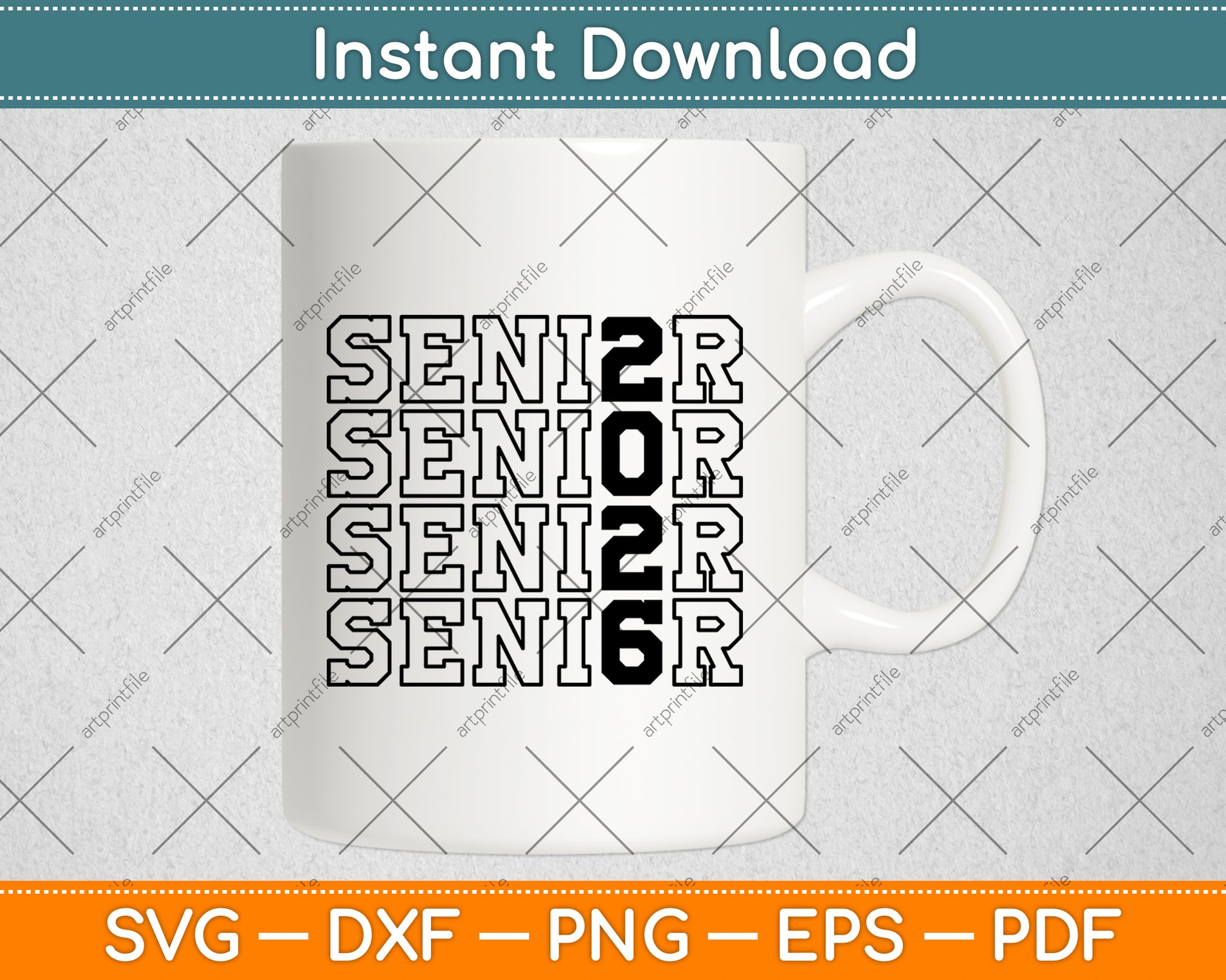 Senior 2026 Graduation Svg Digital Cutting File