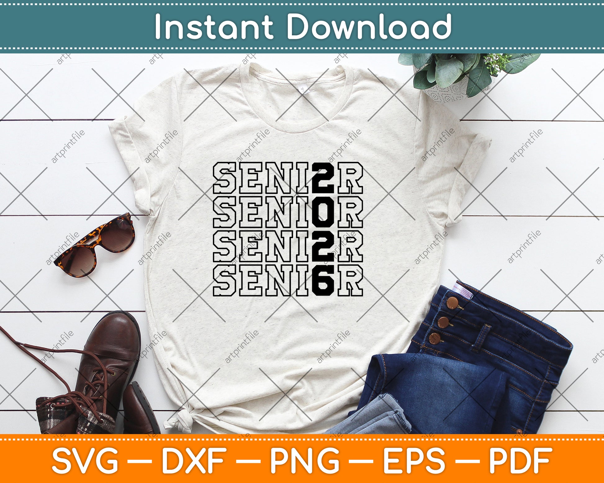 Senior 2026 Graduation Svg Digital Cutting File