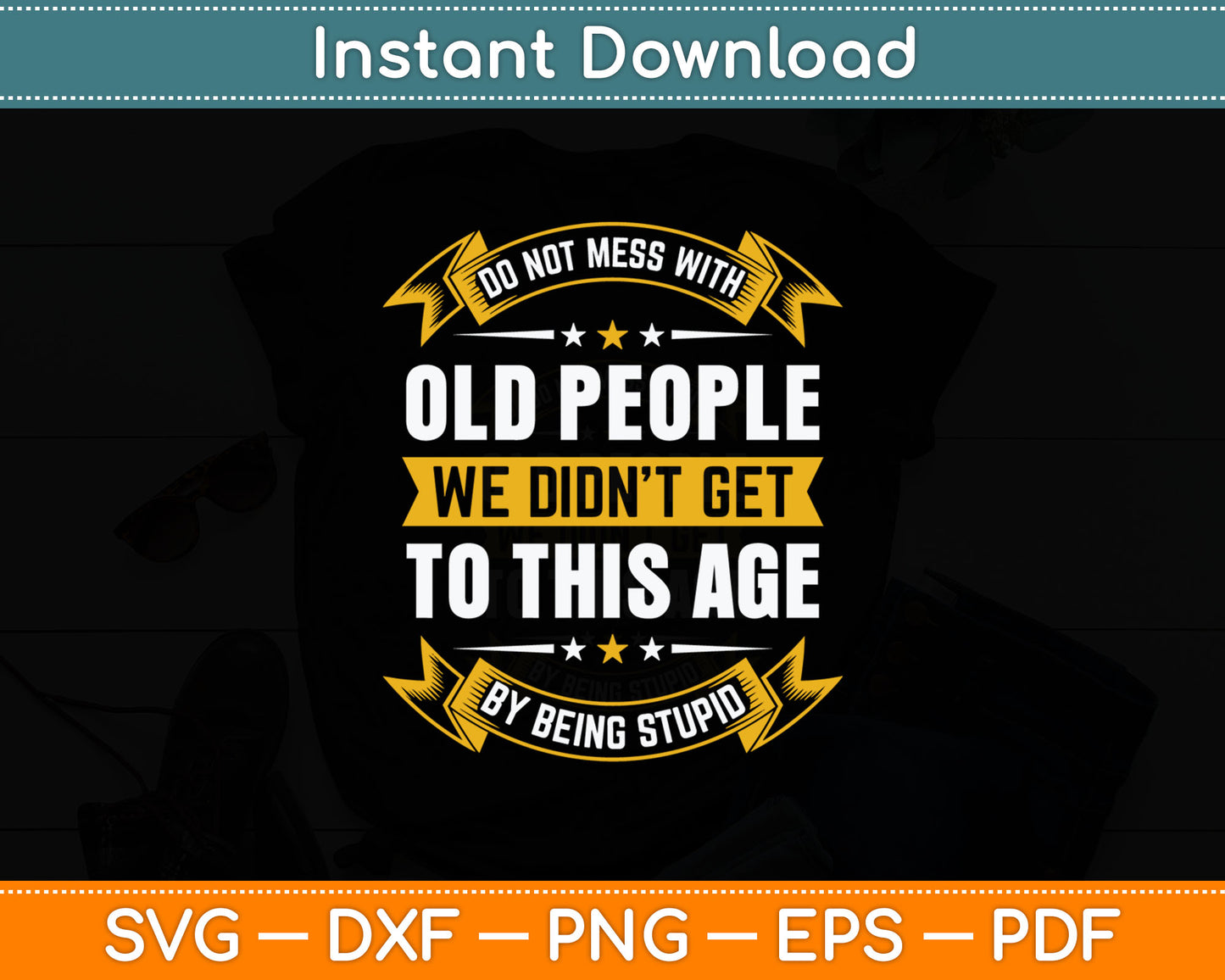 Senior Citizen Retiree Pensioner Elderly Person Old People Svg Digital Cutting File