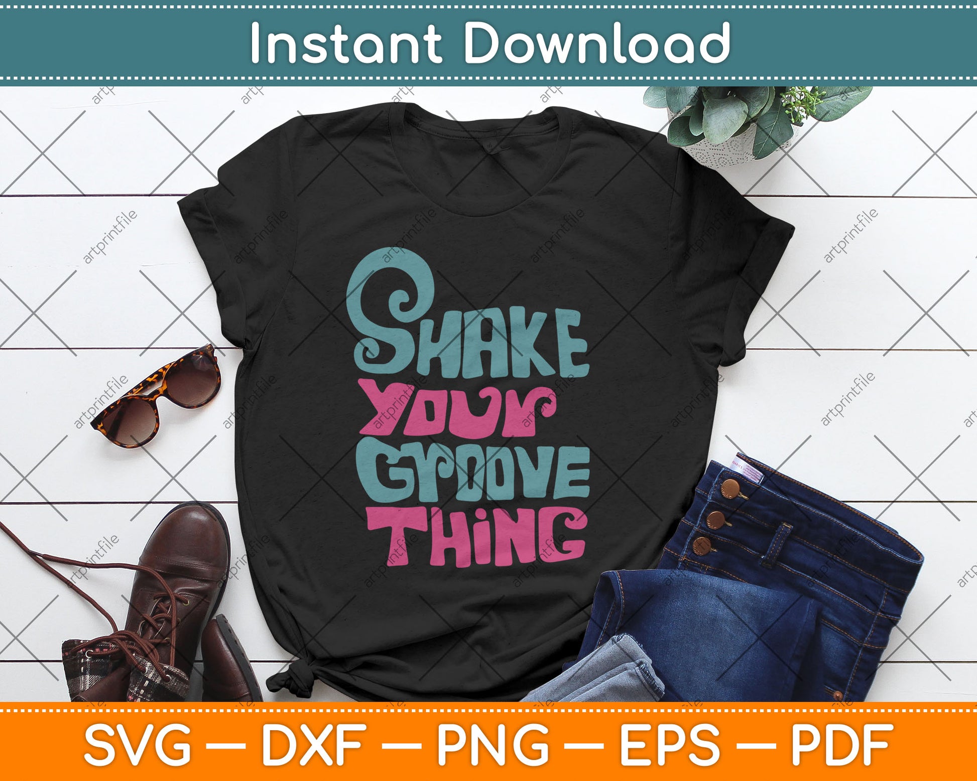 Shake Your Groove Thing Svg Digital Cutting File