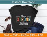 She Is Strong Proverbs 31-25 Christian Caregiver Svg Digital Cutting File
