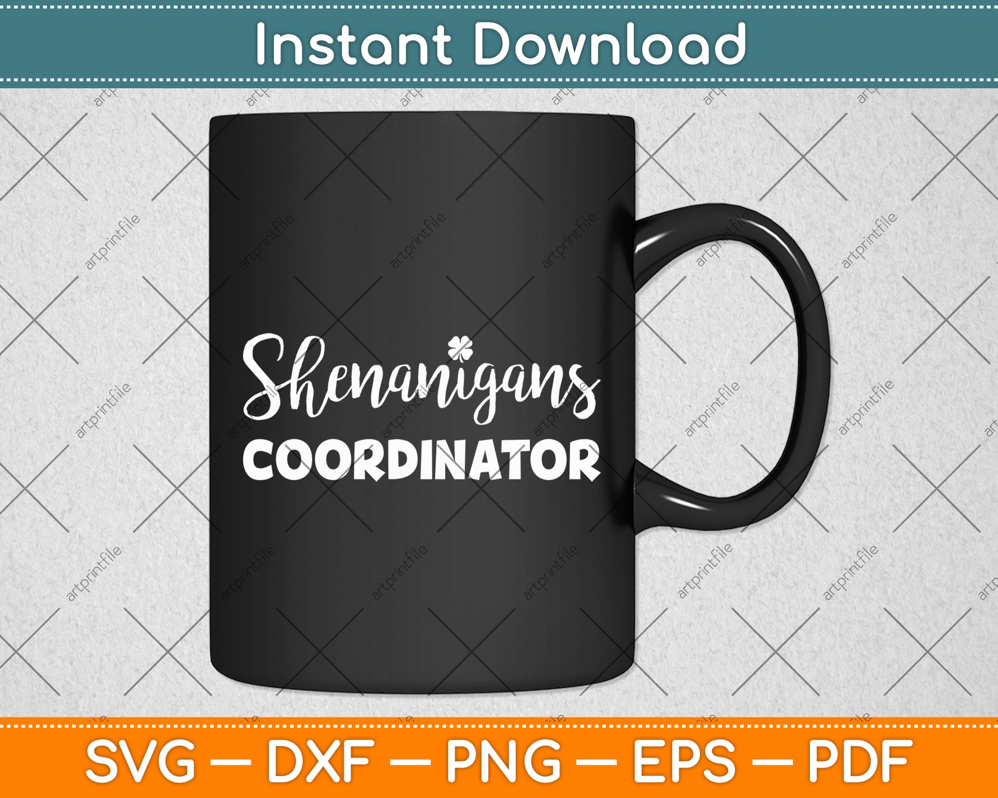 Shenanigans Coordinator St Patrick's Day Svg Digital Cutting File