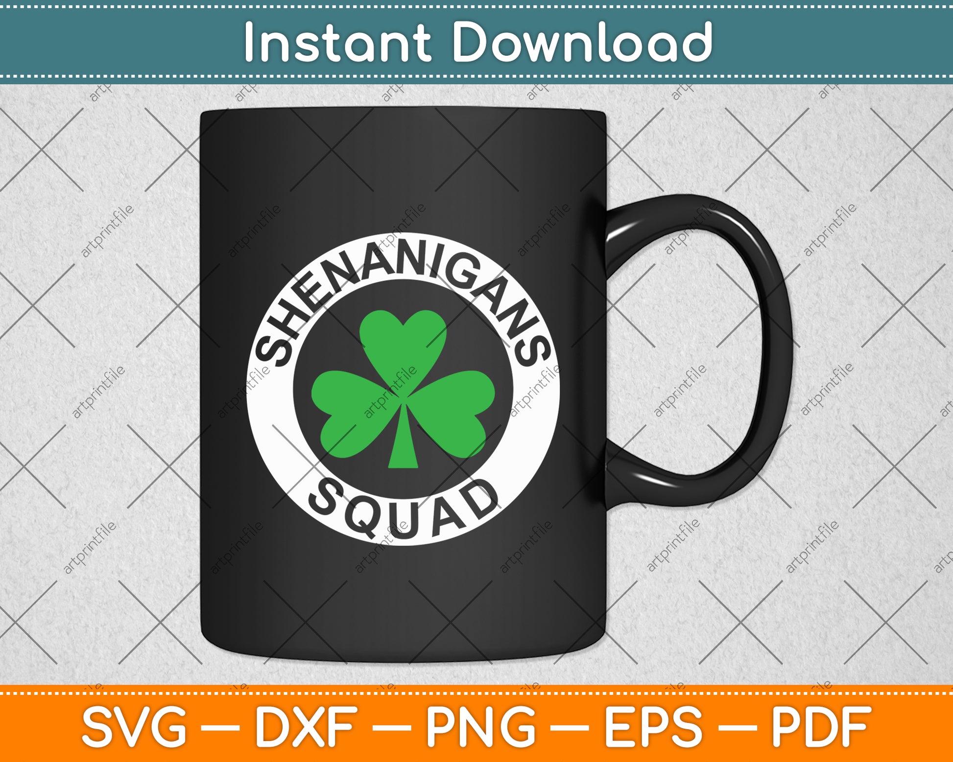 Shenanigans Squad Funny St. Patrick's Day Svg Digital Cutting File