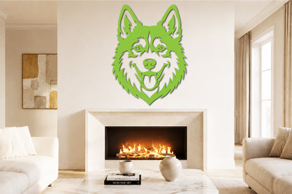 Siberian Husky Laser Cut SVG