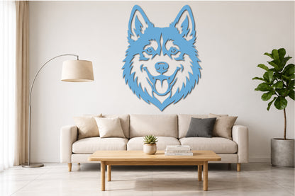 Siberian Husky Laser Cut SVG