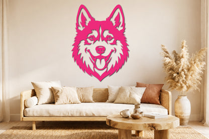 Siberian Husky Laser Cut SVG