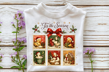 Silly Goose Christmas Stamps PNG