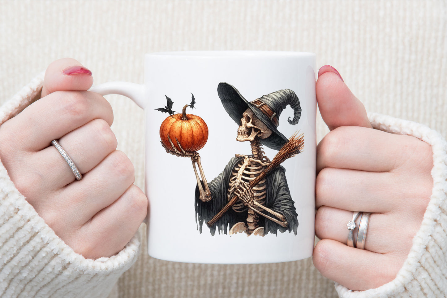 Skeleton Halloween Sublimation PNG Clipart Bundle