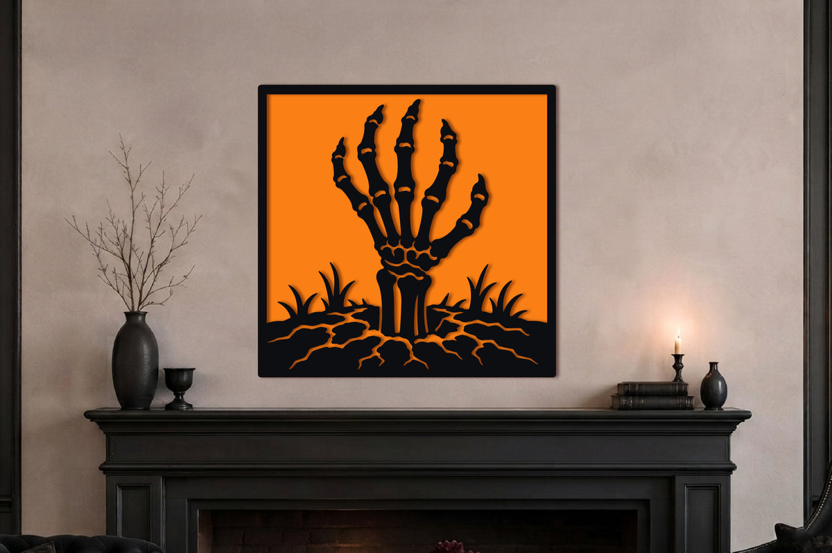 Skeleton Hand Halloween SVG