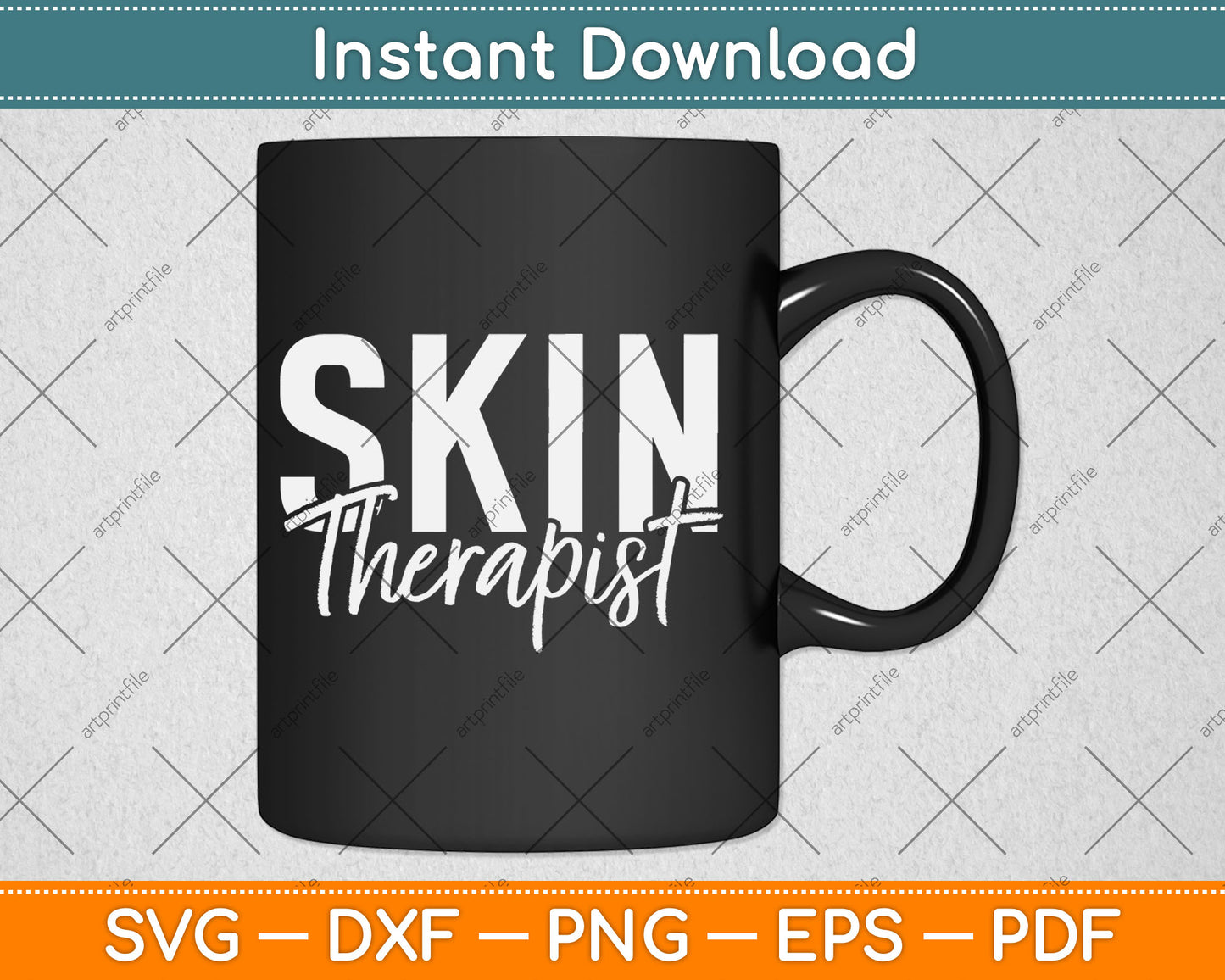 Skin Therapist Skincare Leopard Skin Esthetician Svg Digital Cutting File