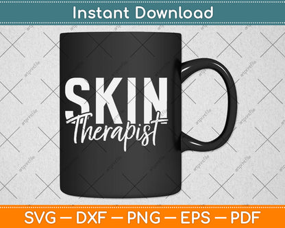 Skin Therapist Skincare Leopard Skin Esthetician Svg Digital Cutting File