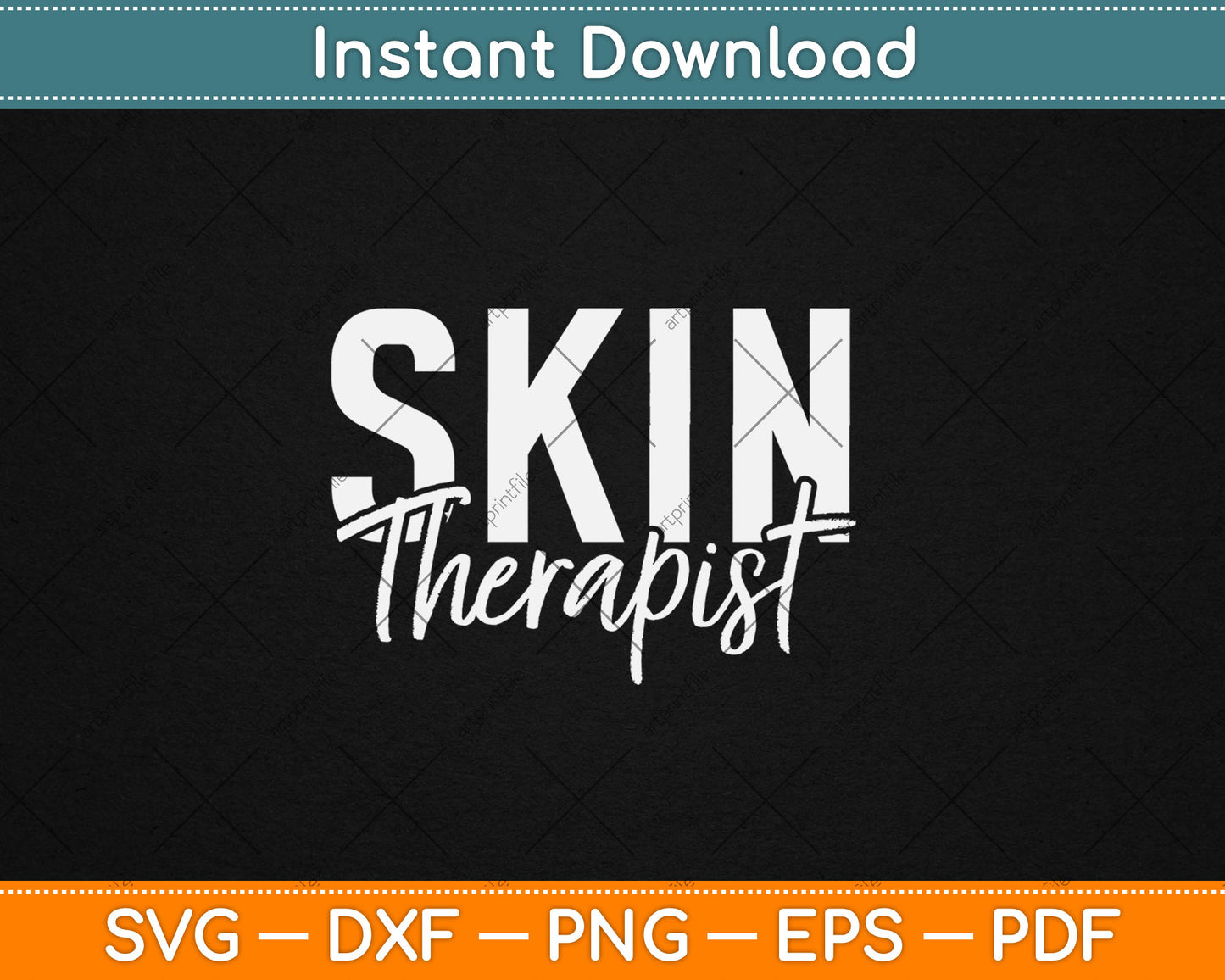 Skin Therapist Skincare Leopard Skin Esthetician Svg Digital Cutting File
