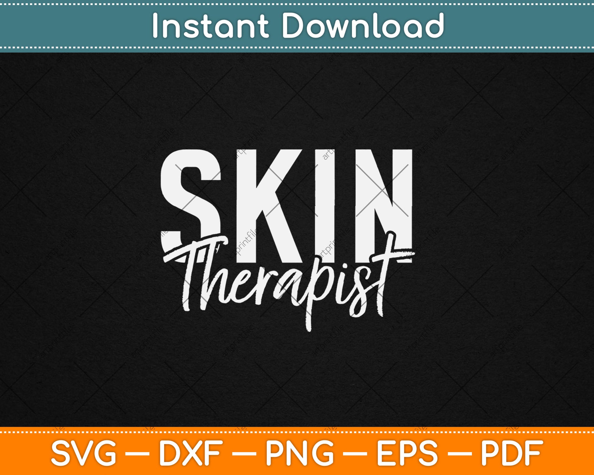 Skin Therapist Skincare Leopard Skin Esthetician Svg Digital Cutting File