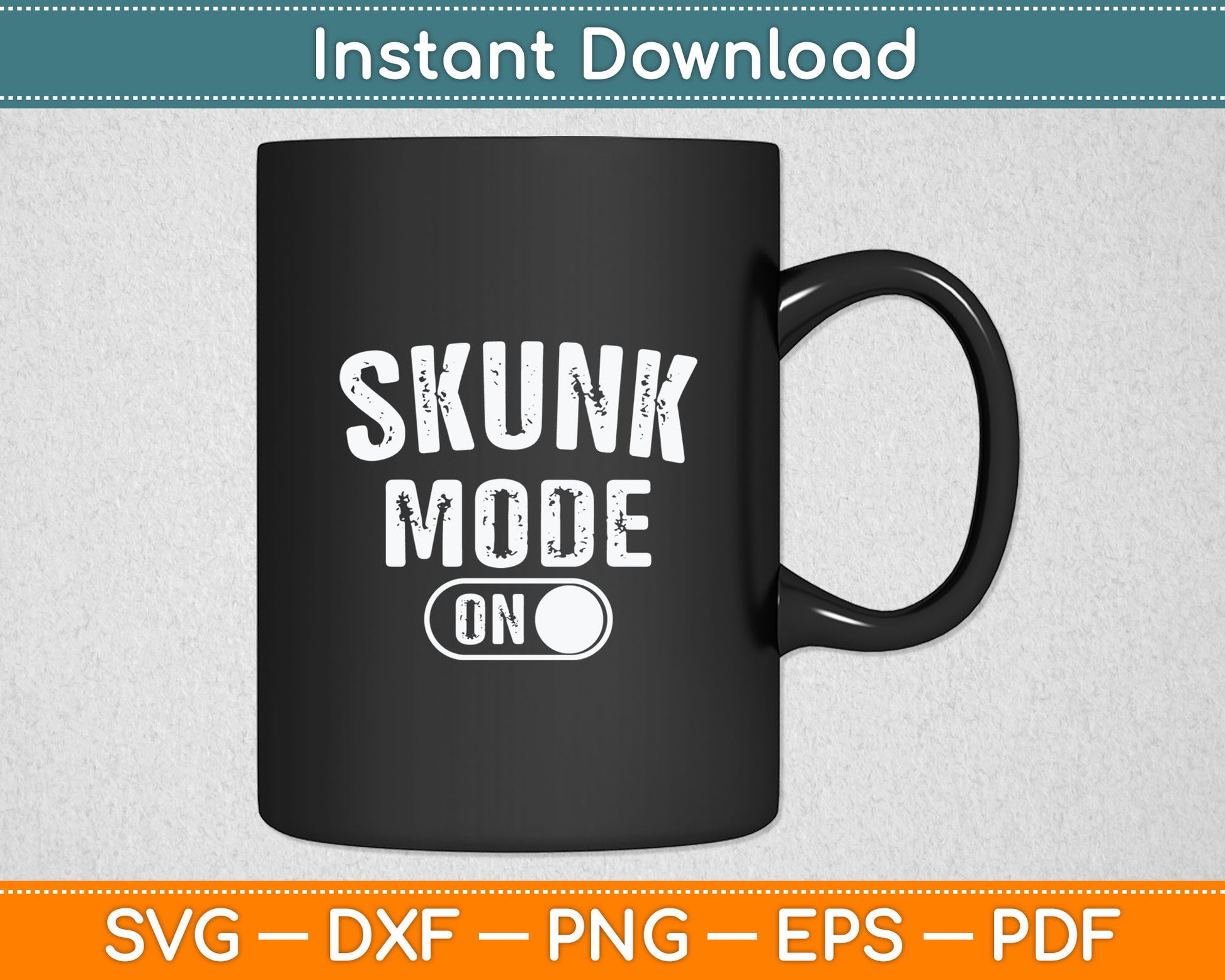 Skunk Mode On Costume Funny Scent Defender Gift Animal Lover Svg Digital Cutting File