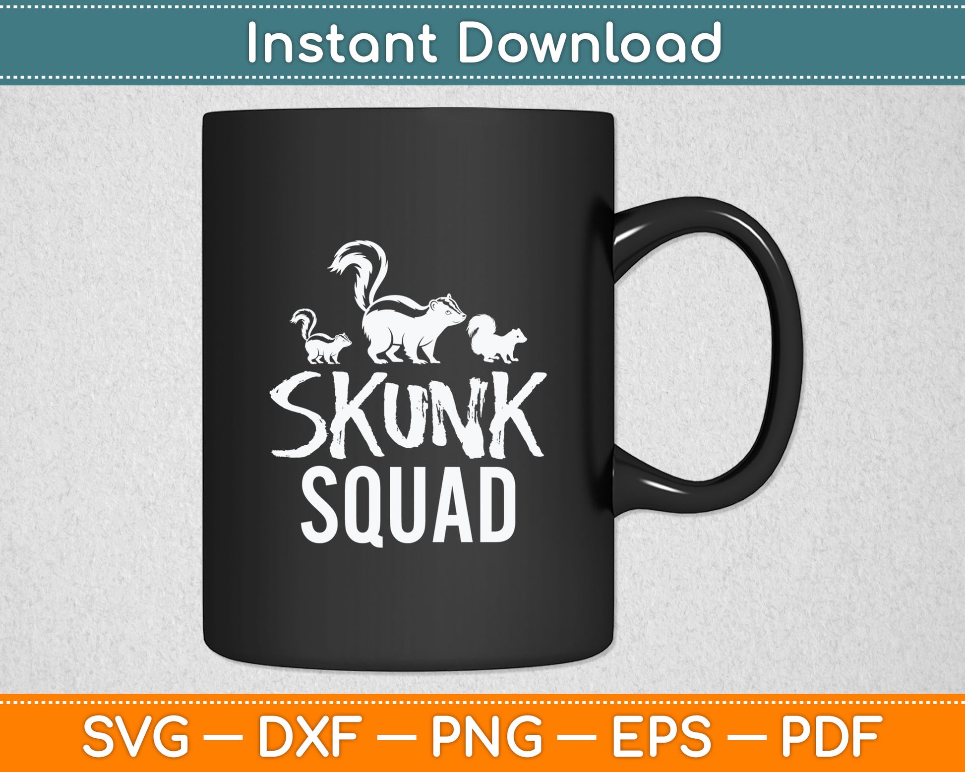 Skunk Squad Skunk Svg Digital Cutting File