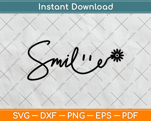 Smiley Face Happy Face Svg Digital Cutting File