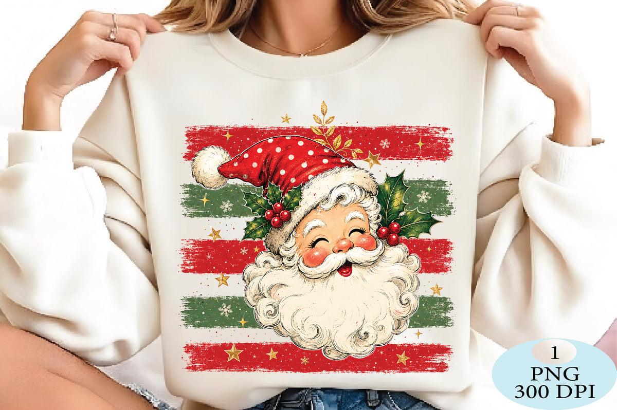 Vintage Santa Claus Christmas PNG