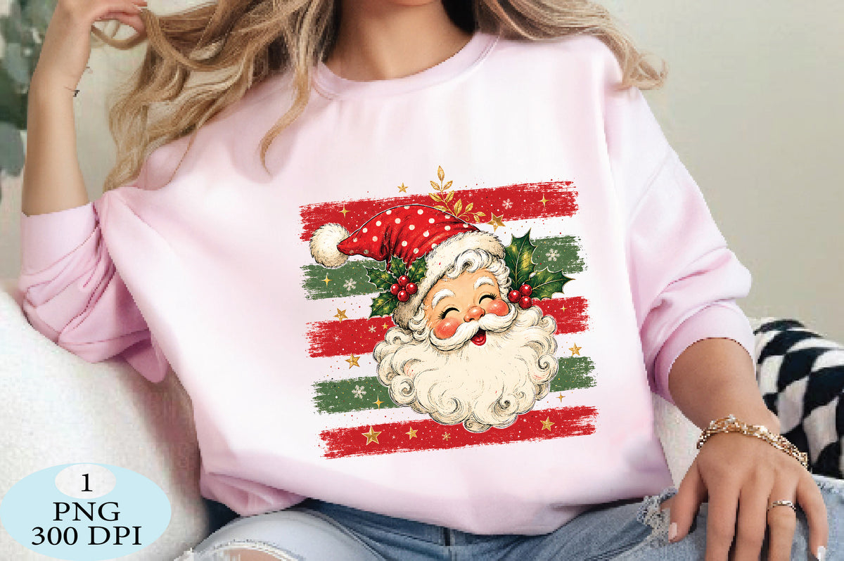 Vintage Santa Claus Christmas PNG