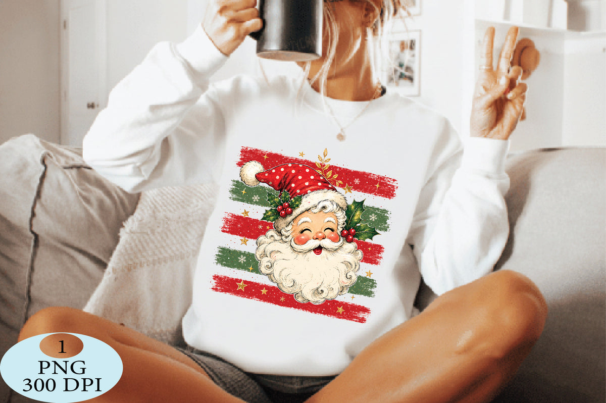 Vintage Santa Claus Christmas PNG