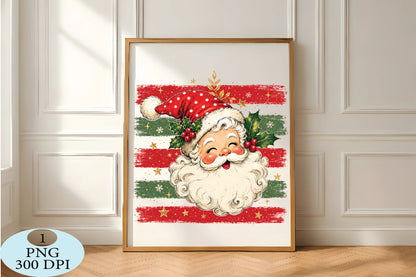 Vintage Santa Claus Christmas PNG