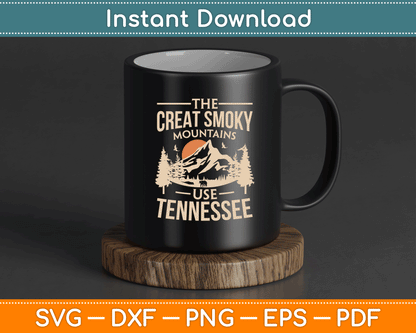 Smoky Mountains National Park SVG Digital Cutting File