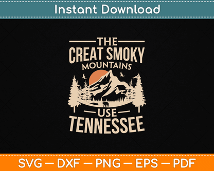 Smoky Mountains National Park Svg