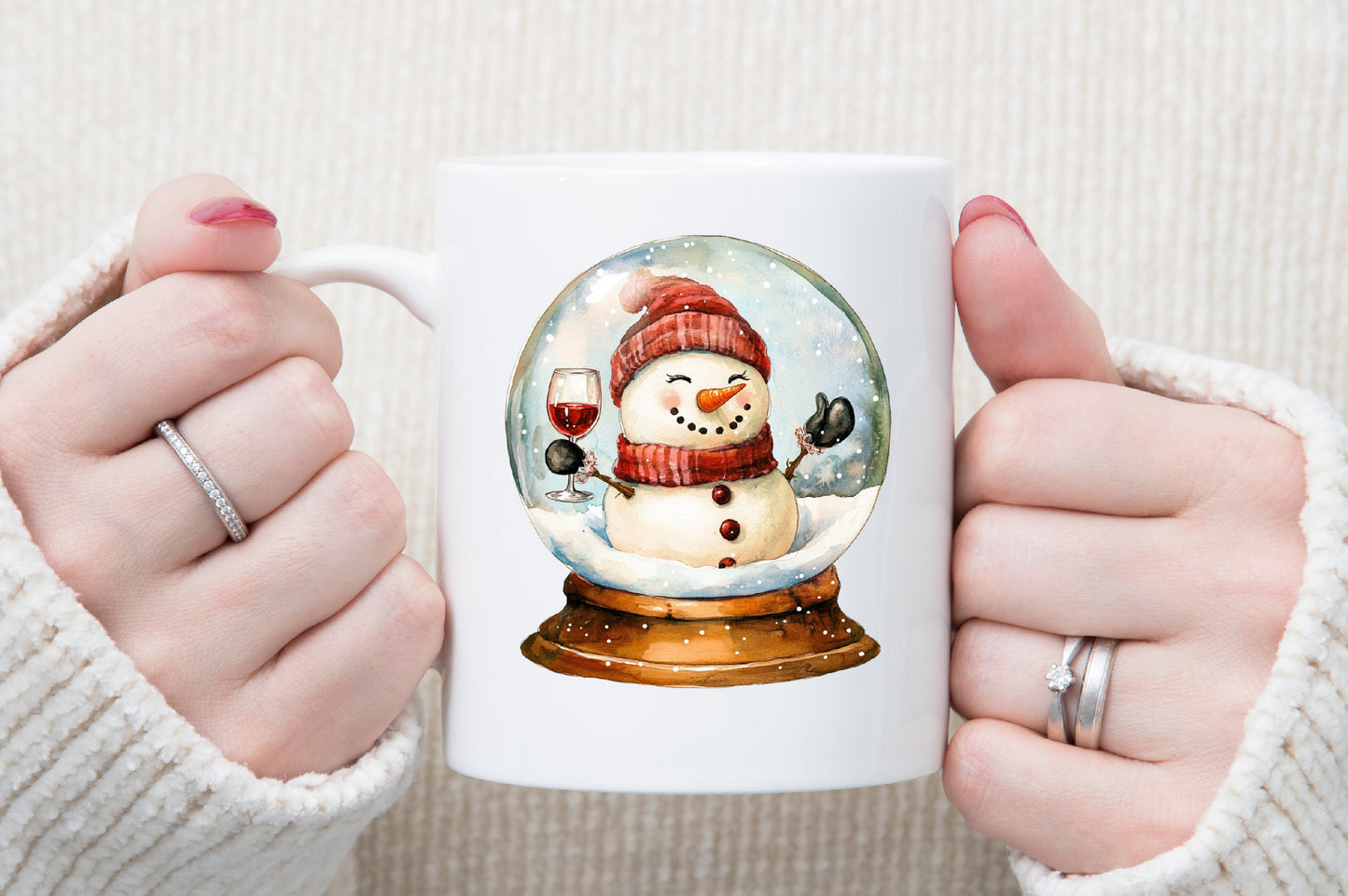 Snowman Christmas Wine PNG Sublimation Bundle