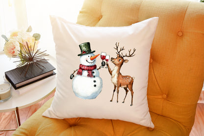 Snowman Christmas Wine PNG Sublimation Bundle
