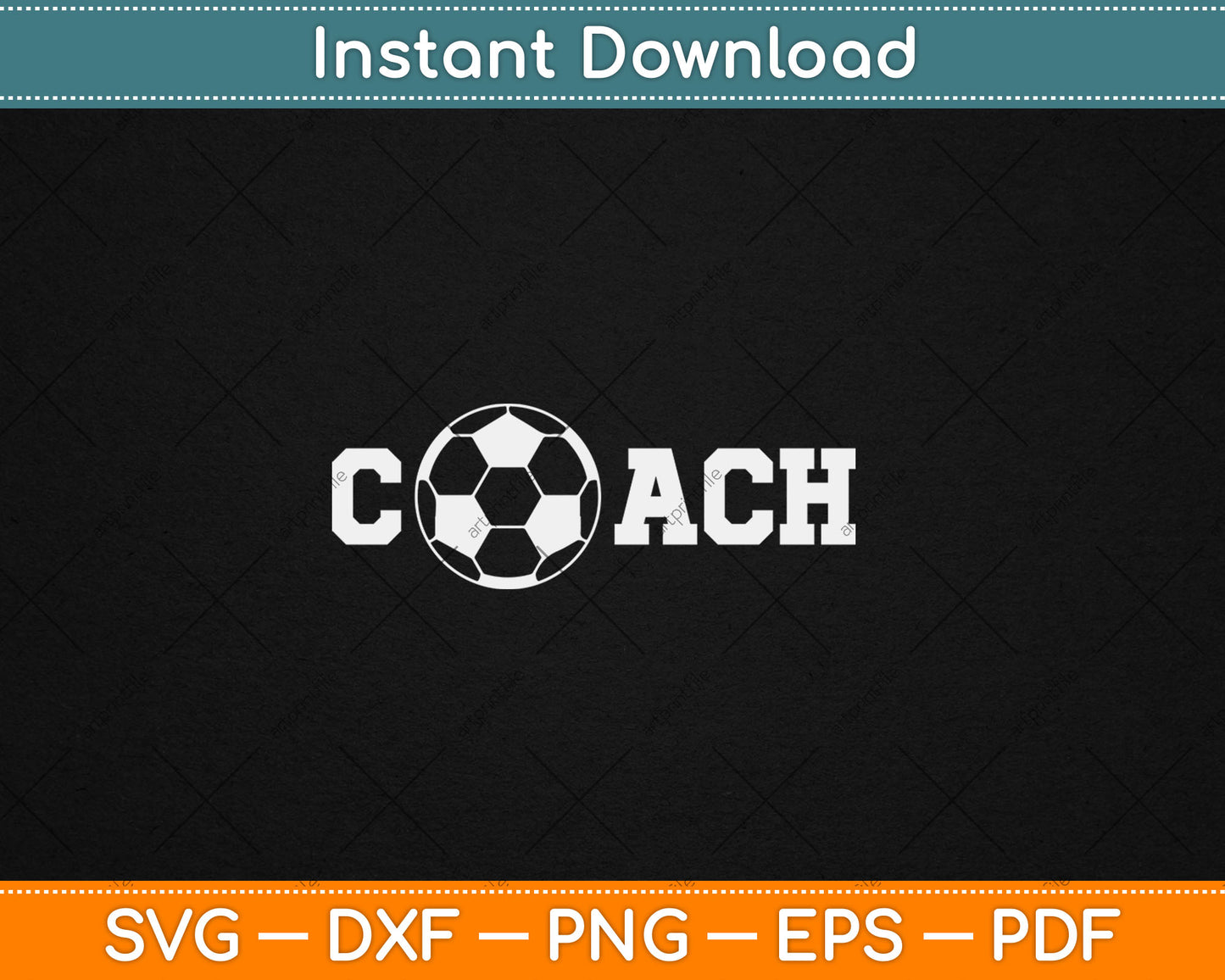 Soccer Coach Gift - Coaching Staff Svg Digital Cutting File