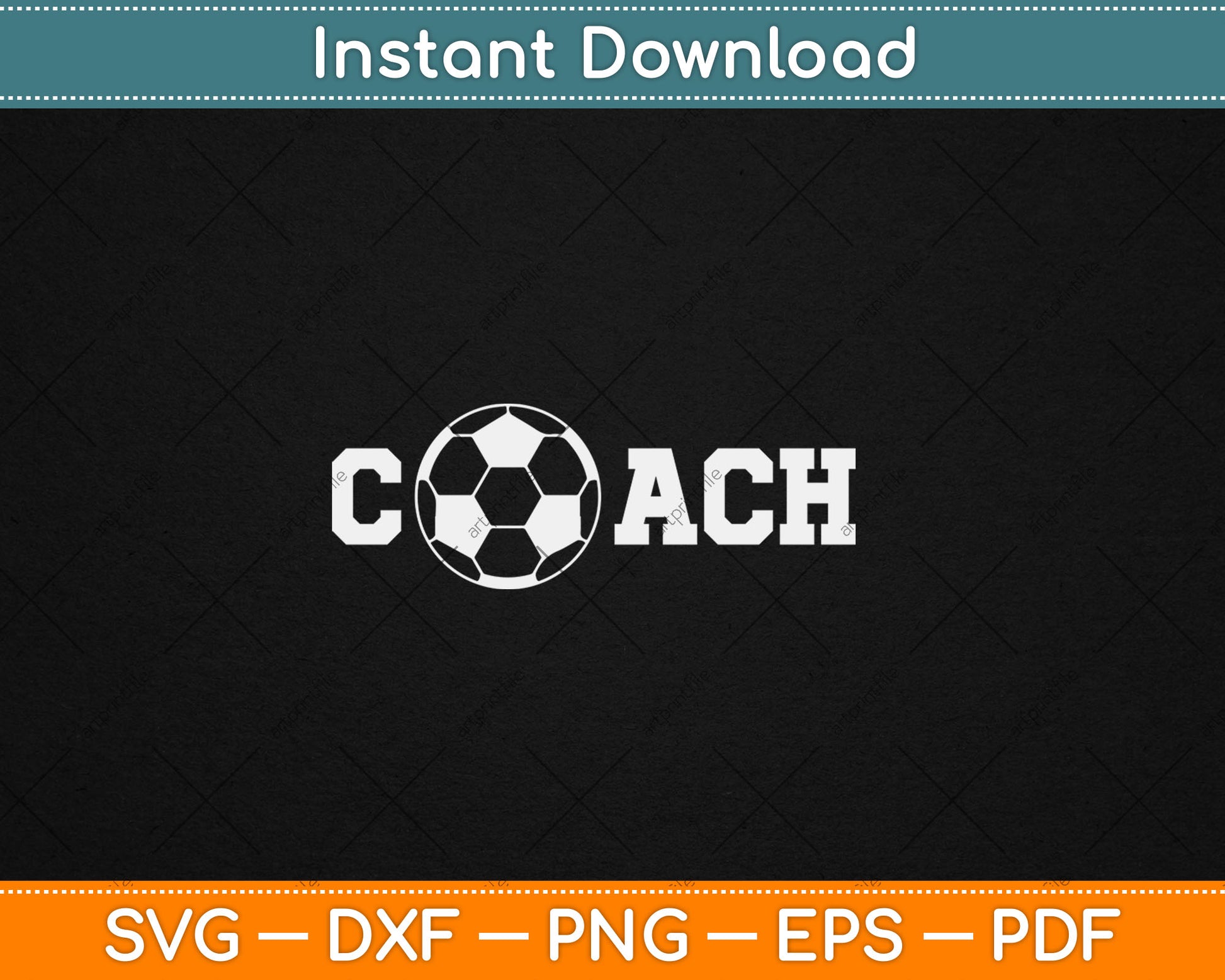 Soccer Coach Gift - Coaching Staff Svg Digital Cutting File