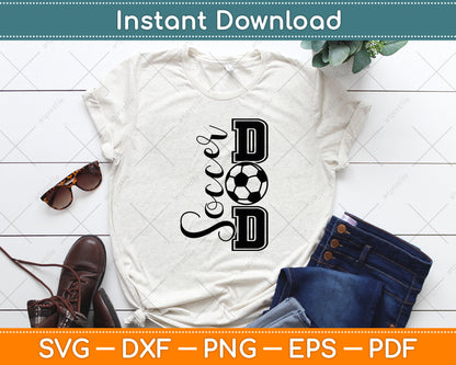 Soccer Dad Father's Day SVG Digital Cutting File