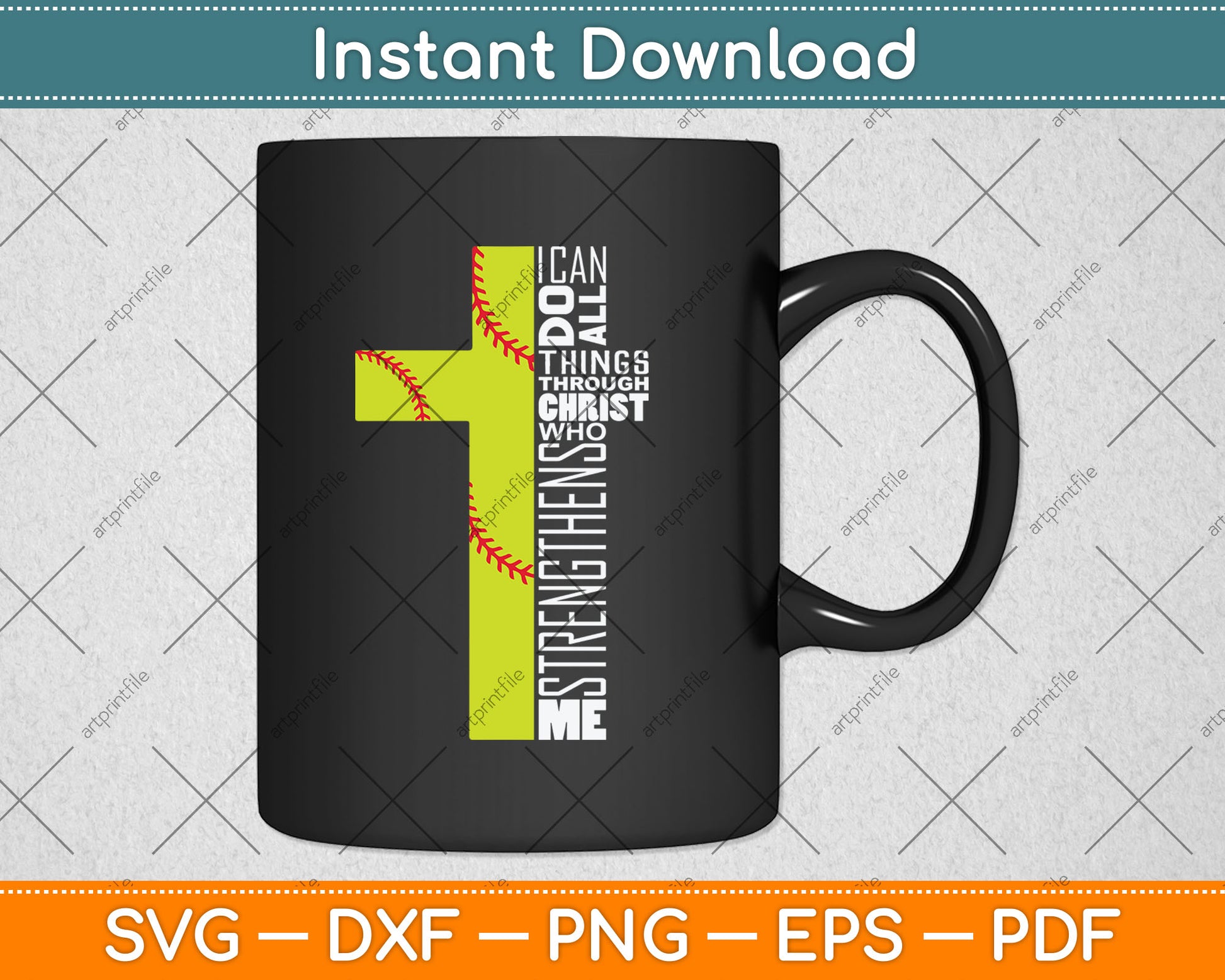 Softball Gifts Players Teen Girls Women Christian Religious Svg Design Cutting File