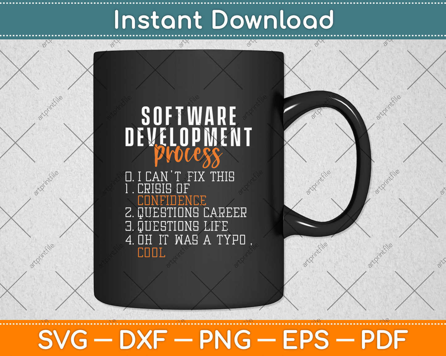 Software Development Process - Coding Programmer Coder Svg Digital Cutting File