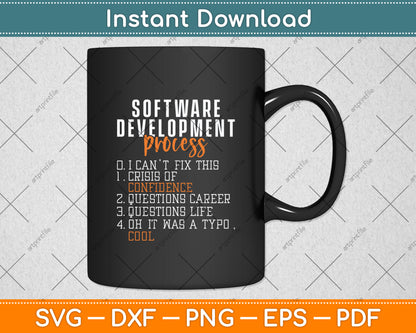 Software Development Process - Coding Programmer Coder Svg Digital Cutting File
