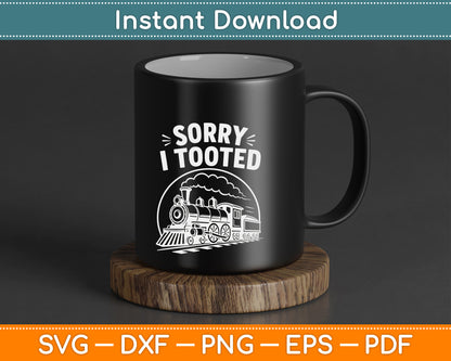Locomotive humor SVG digital download for model railroad hobbyists and train enthusiasts