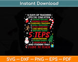 Special Education Teacher Gift SPED School Tee Funny Christmas Svg Digital Cutting File