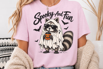 Spooky And Fun Ghost Raccoon PNG