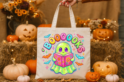 Spooky Ghost Reading Book PNG