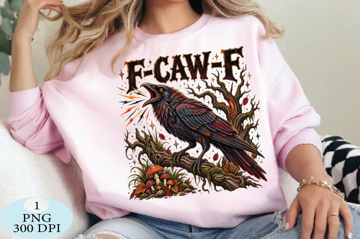 Spooky Raven Nevermore Halloween PNG