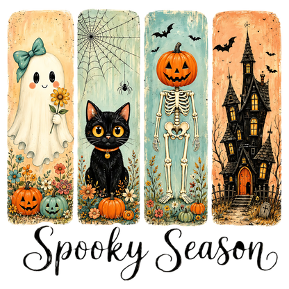 Spooky Season Halloween Panels PNG