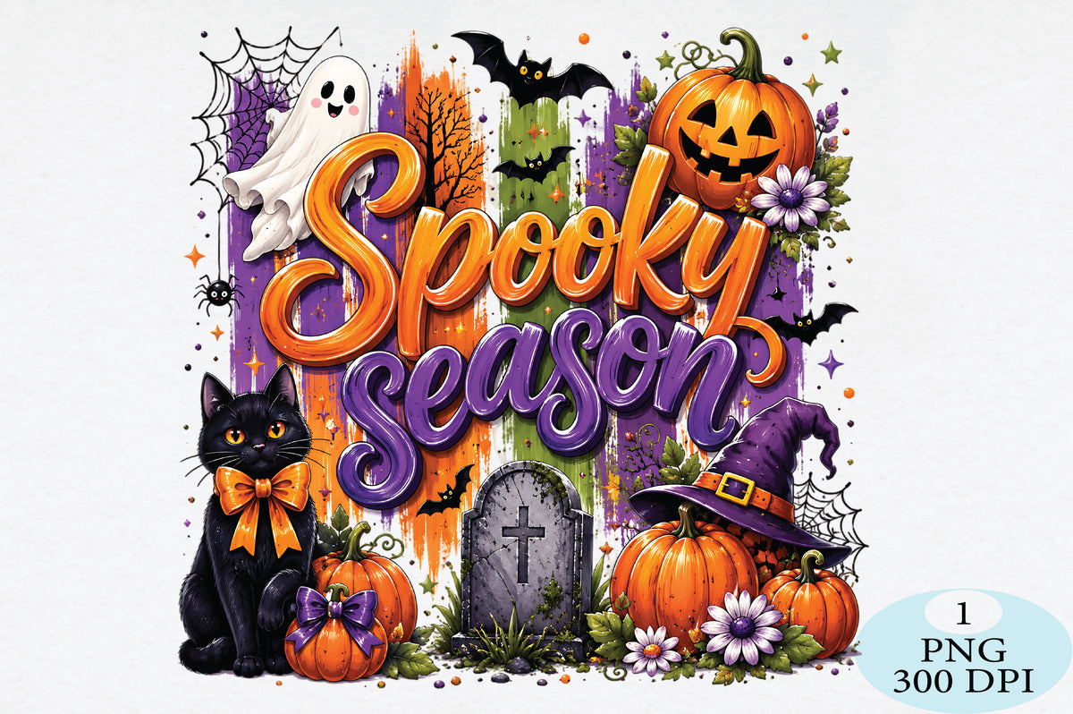 Spooky Season Halloween Sublimation PNG