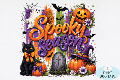Spooky Season Halloween Sublimation PNG