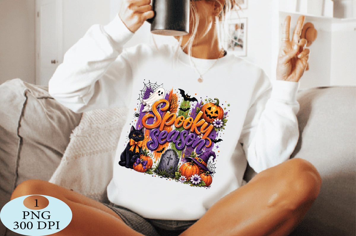 Spooky Season Halloween Sublimation PNG