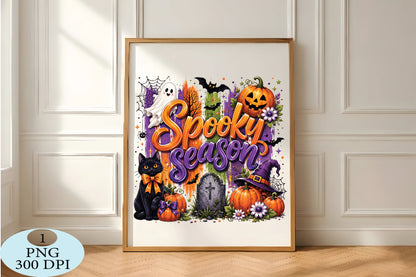 Spooky Season Halloween Sublimation PNG