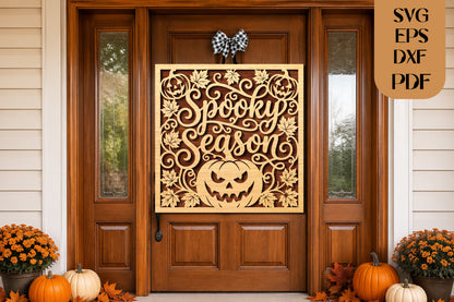 Spooky Season SVG Laser Cut File